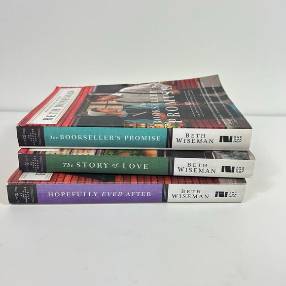 Beth Wiseman Amish Bookstore Novel Trilogy Complete Series - Picture 2 of 4